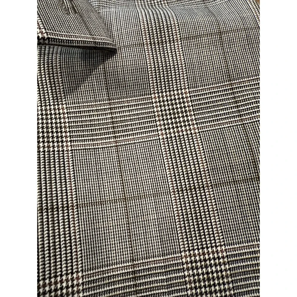 Women's Tory Burch Pants Sz 2 SMALL Myahh Plaid Wide Leg  28